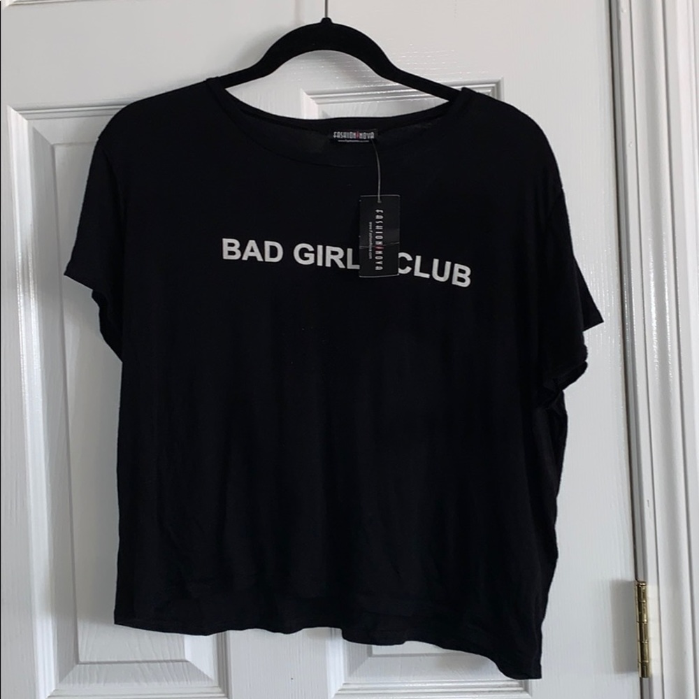 “Bad Girls Club” Cropped Tee